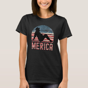 4 juli Merica Fat Party Drink volwassen heek 1 T-shirt