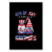 4 juli met mijn gnomen patriottic gnome kaart (Voorkant)