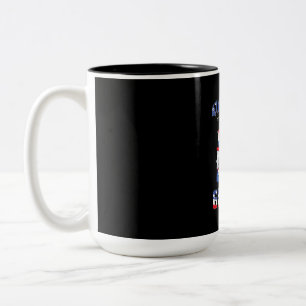 4 juli met mijn gnomen patriottic gnome tweekleurige koffiemok