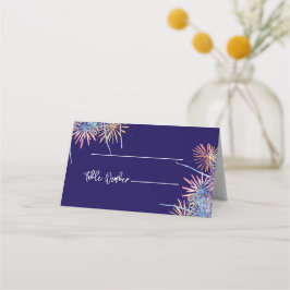 4 juli minimalistische huwelijksplaatskaarten plaatskaartje