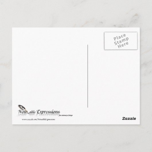 4 juli Moderne sterren en strepen Forever Vlag Briefkaart (Achterkant)