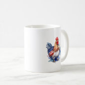 4 juli Mok | Patriottische Mok van kippen (Voorkant rechts)