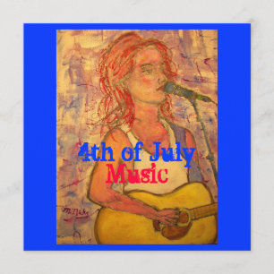 4 juli Muziek Kaart