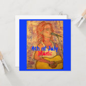 4 juli Muziek Kaart (Voorkant / Achterkant in situ)