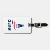 4 juli Naam USA Vlag Amerikaanse Adelaar Amerika Bagagelabel (Voorkant horizontaal)