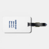 4 juli Naam USA Vlag Amerikaanse Adelaar Amerika Bagagelabel (Achterkant horizontaal)