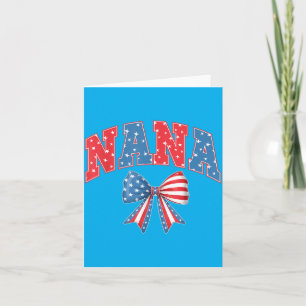 4 juli Nana Preppy Onafhankelijkheidsdag Oma Kaart