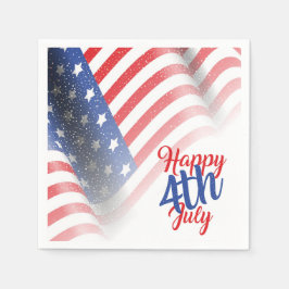 4 juli Napkins Servet