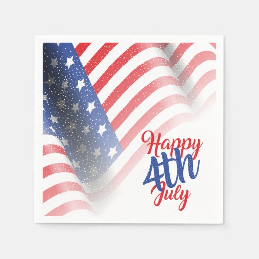 4 juli Napkins Servet (Voorkant)