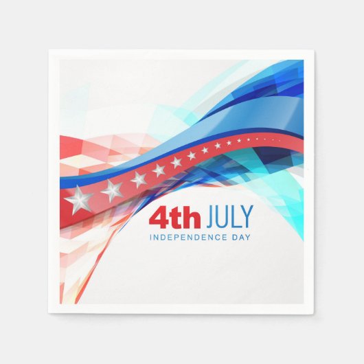 4 juli Napkins Servet (Voorkant)