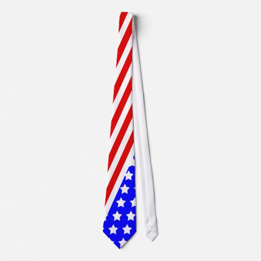 4 juli Necktie, Amerikaans Stropdas van de Vlag (Voorkant)