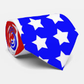 4 juli Necktie, Amerikaans Stropdas van de Vlag (Opgerold)