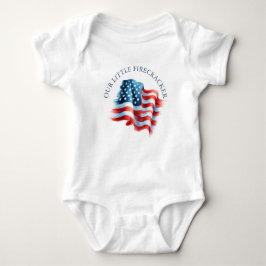 4 juli Newborn Outfit Amerikaanse vlag Romper