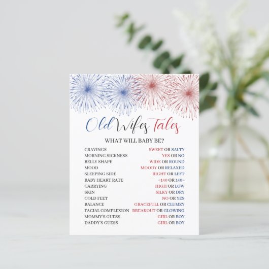 4 juli Old Wifes Tales spel. (Staand voorkant)