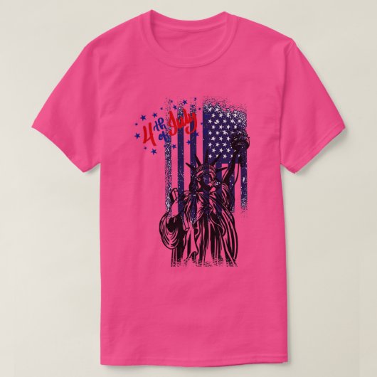4 juli Onafhankelijke Dag T-shirt (Design voorkant)