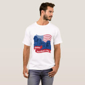 4 juli: Onafhankelijkheid viert vrijheid! T-shirt (Voorkant volledig)