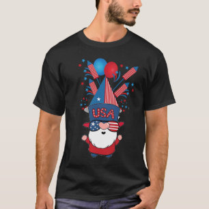4 juli Onafhankelijkheidsbril Amerikaanse bril T-shirt