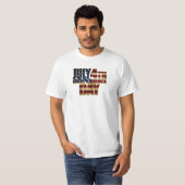 4 juli Onafhankelijkheidsdag 002 T-shirt (Voorkant volledig)
