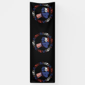 4 juli Onafhankelijkheidsdag 2.5x8 Vinyl Banner (Verticaal)