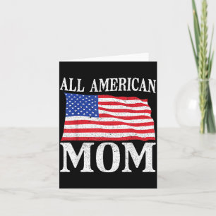 4 juli Onafhankelijkheidsdag All American Moeder Kaart