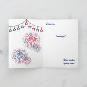 4 juli Onafhankelijkheidsdag Amerikaanse adelaar Kaart (Binnen)