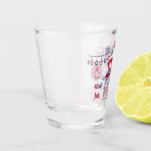 4 juli Onafhankelijkheidsdag Amerikaanse adelaar Shot Glas (Links)
