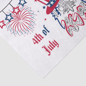 4 juli Onafhankelijkheidsdag Amerikaanse adelaar Tissuepapier (Detail)