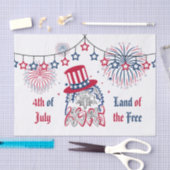 4 juli Onafhankelijkheidsdag Amerikaanse adelaar Tissuepapier (Craft)