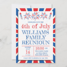 4 juli Onafhankelijkheidsdag Amerikaanse Familiere