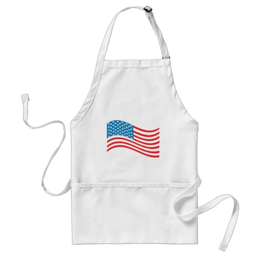 4 juli - Onafhankelijkheidsdag - Amerikaanse vlagg Standaard Schort (Voorkant)
