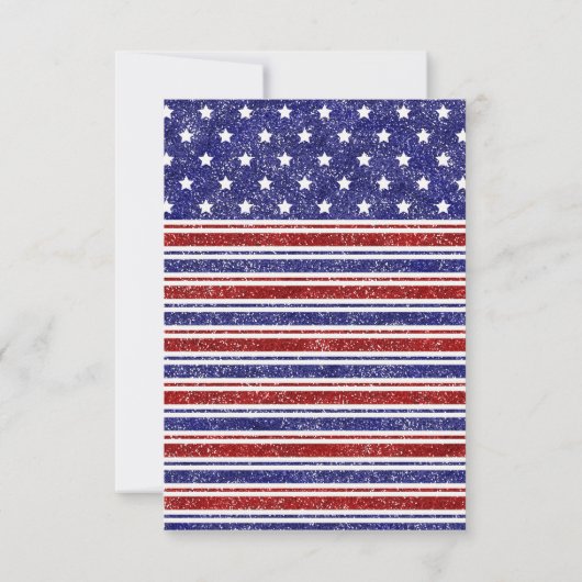 4 juli Onafhankelijkheidsdag Bbq feestontwerp Kaart (Achterkant)