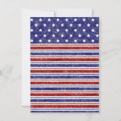 4 juli Onafhankelijkheidsdag Bbq feestontwerp Kaart (Achterkant)