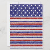 4 juli Onafhankelijkheidsdag Bbq feestontwerp Kaart (Achterkant)