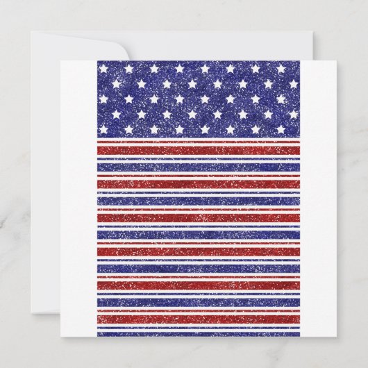 4 juli Onafhankelijkheidsdag Bbq feestontwerp Kaart (Achterkant)