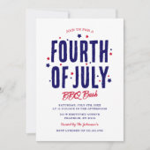 4 juli Onafhankelijkheidsdag BBQ Kaart (Voorkant)