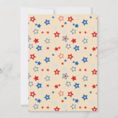 4 juli Onafhankelijkheidsdag BBQ Party Kaart (Achterkant)