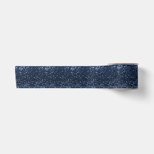 4 juli Onafhankelijkheidsdag Blauwe Glitterlint Satijnen Lint (Voorkant)