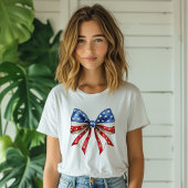 4 juli Onafhankelijkheidsdag Bow T-shirt