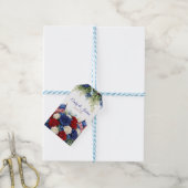 4 juli Onafhankelijkheidsdag Bruiloft Cadeaulabel (Met Touw)