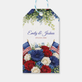 4 juli Onafhankelijkheidsdag Bruiloft Cadeaulabel