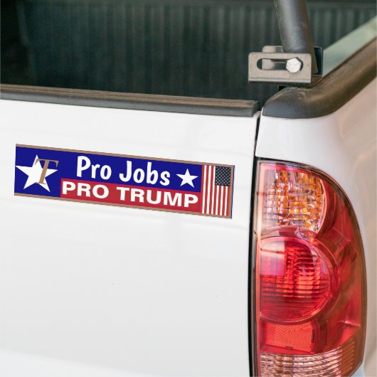 4 juli Onafhankelijkheidsdag cadeaus Bumpersticker (Op Truck)