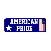 4 juli Onafhankelijkheidsdag cadeaus Etiket (Voorkant)