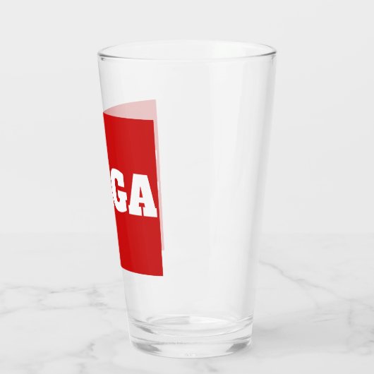 4 juli Onafhankelijkheidsdag cadeaus Glas (Links)