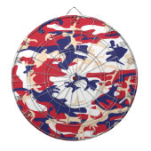 4 juli, Onafhankelijkheidsdag, Camouflage Beige Dartbord (Voorkant)