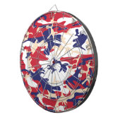 4 juli, Onafhankelijkheidsdag, Camouflage Beige Dartbord (Voorkant Rechts)