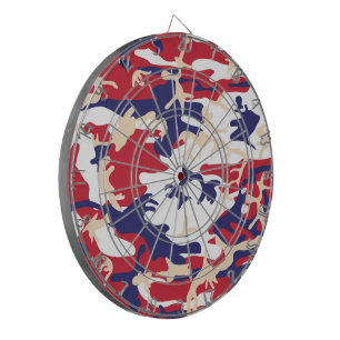 4 juli, Onafhankelijkheidsdag, Camouflage Beige Dartbord