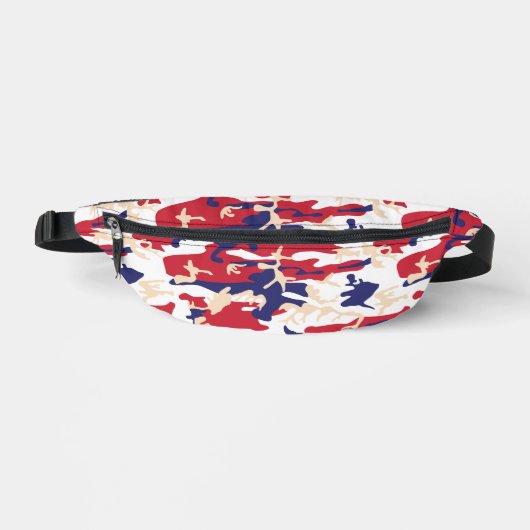 4 juli, Onafhankelijkheidsdag, Camouflage Beige Heuptasje (Voorkant)