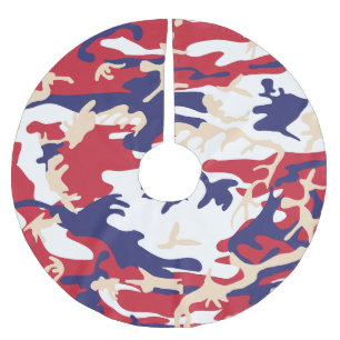 4 juli, Onafhankelijkheidsdag, Camouflage Beige Kerstboom Rok