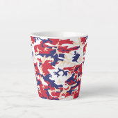 4 juli, Onafhankelijkheidsdag, Camouflage Beige Latte Mok (Voorkant)
