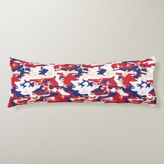 4 juli, Onafhankelijkheidsdag, Camouflage Beige Lichaamskussen (Voorkant)
